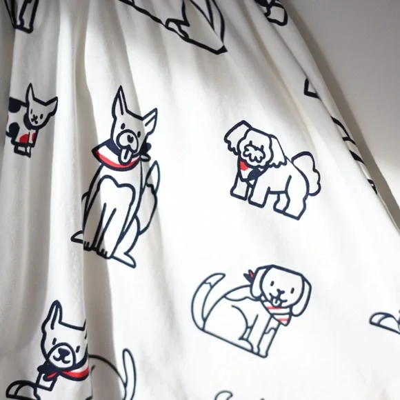 Girls NWOT 3T Monica + Andy Dress in “Red, White & Woof” Style - Picture 2 of 11